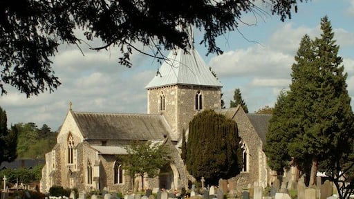 St. Helen: the parish church of Wheathampstead Most of this church dates from the 13th and 14th century but there is evidence of a much earlier building. The whole church was restored in 1865-6.