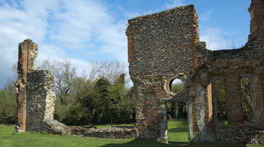 Ruins of Sopwell House, St Albans.