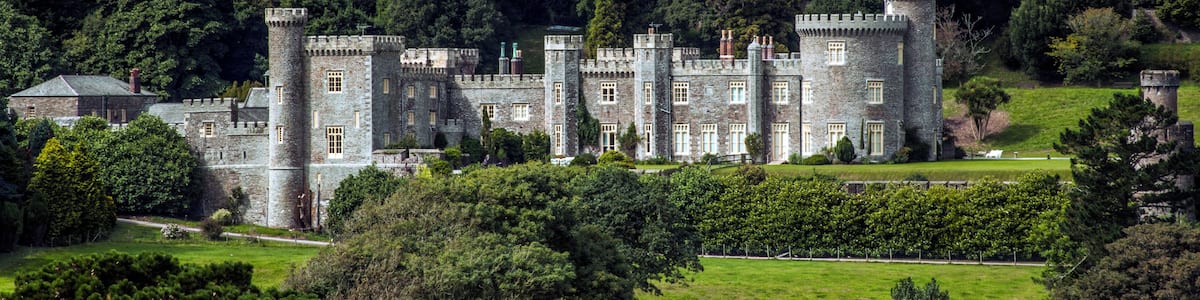 Caerhays Castle, Cornwall, Uk