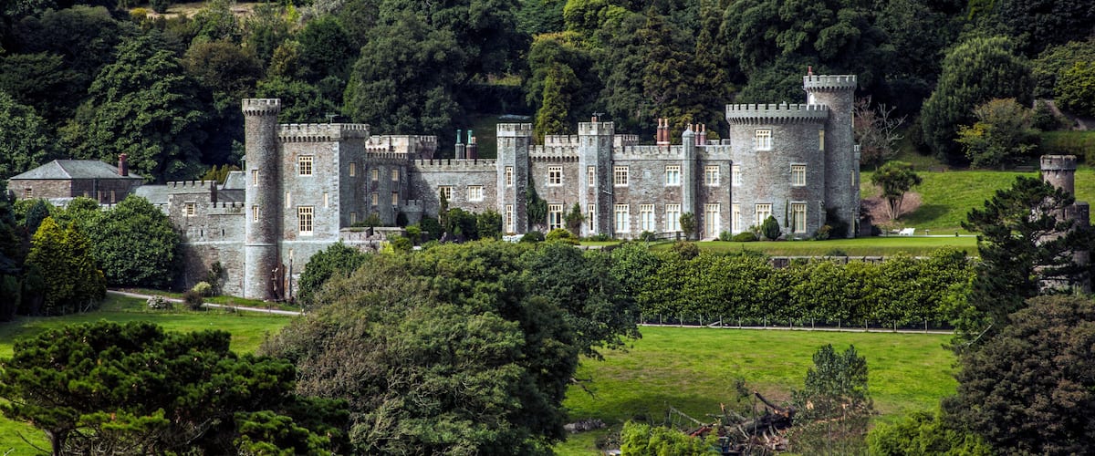 Caerhays Castle, Cornwall, Uk