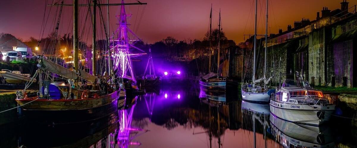 Great place for some evening and reflection pictures. This is the Old Naval Port I. The TV program ‘Poldark’. Easy access.