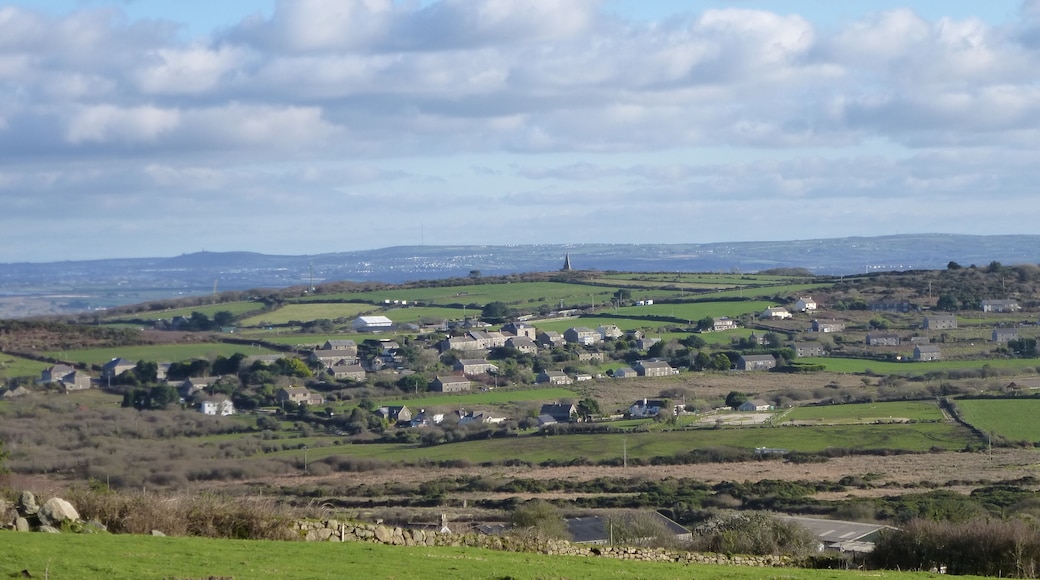 Halsetown from Rosewall Hill.
