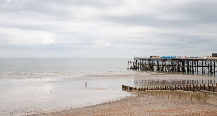 The beautiful old Hastings Pier