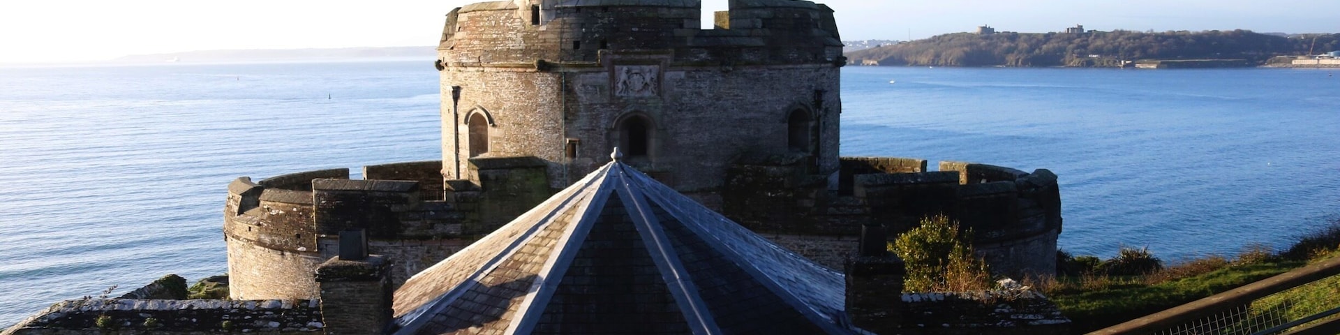 St Mewes Castle. A small coastal defence Castle built to protect the harbour entrance. This castle is one off many along this coastline built to defend against French invasions.