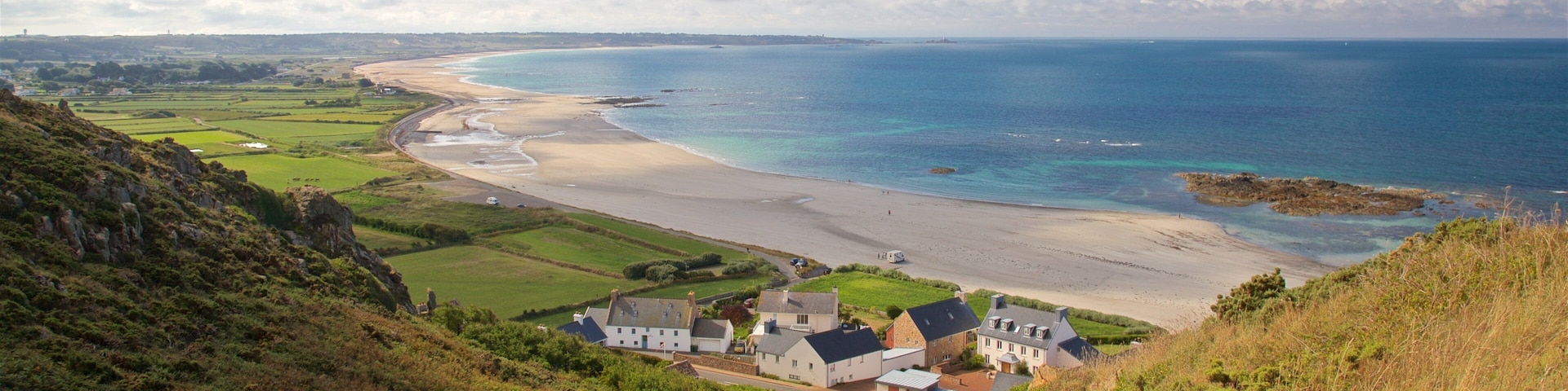 St Ouen which includes landscape views, general coastal views and a coastal town
