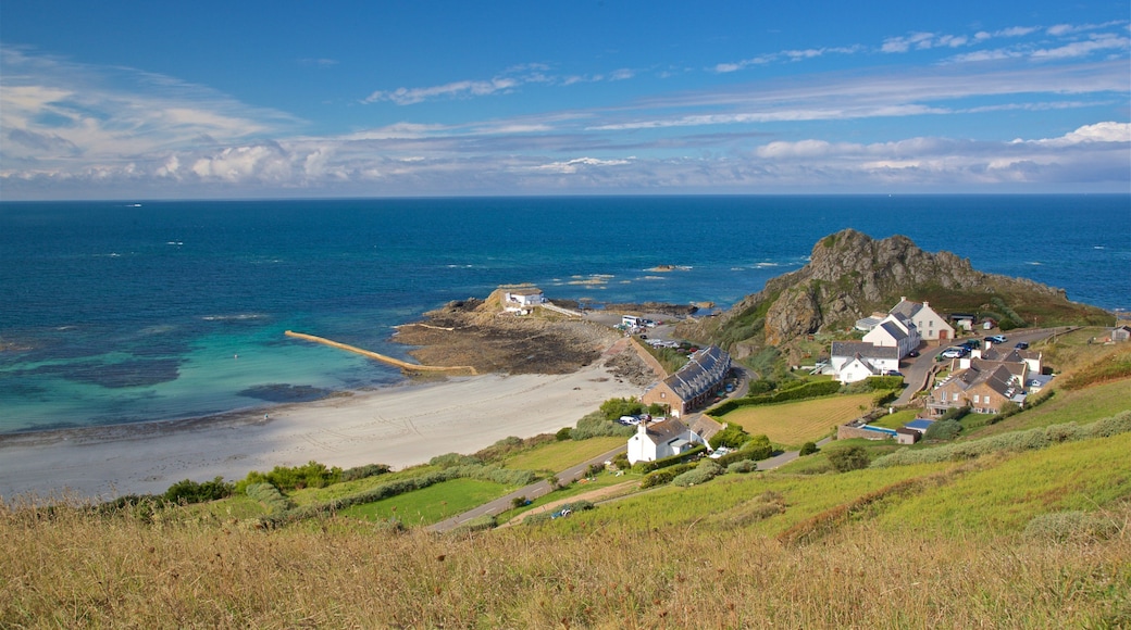 St Ouen showing general coastal views, landscape views and a coastal town
