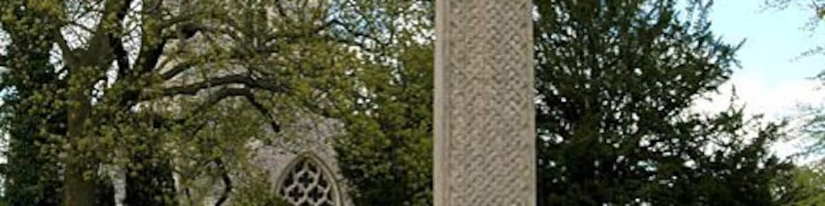 War memorial in Kingswood, Surrey, in front of St Andrew's parish church