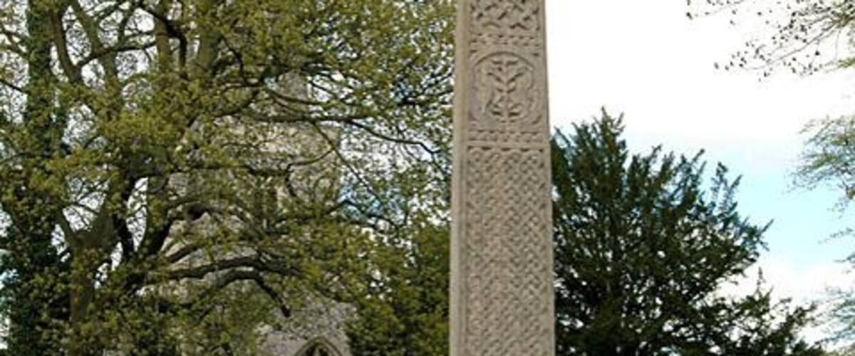 War memorial in Kingswood, Surrey, in front of St Andrew's parish church