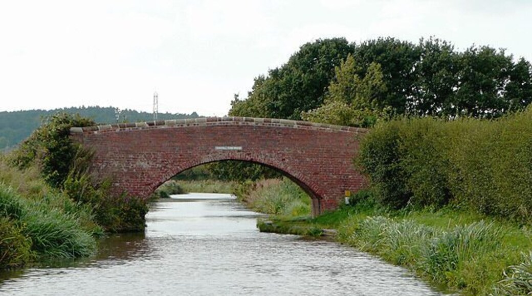Dunstall Farm Bridge near Bonehill, Staffordshire This farmer's bridge links fields on each side of he canal. The five and a half mile length of the canal between Fazeley and Whittington was built by the Birmingham and Fazeley Canal Company when the Coventry Canal company ran out of money.