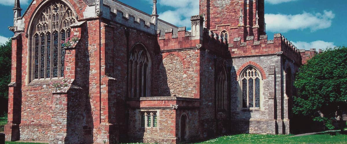 St Mary's parish church, Totnes, Devon, seen from the east