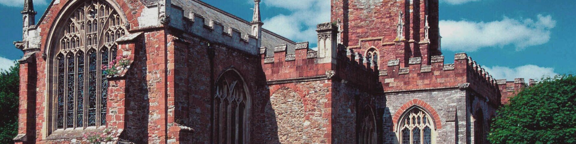 St Mary's parish church, Totnes, Devon, seen from the east