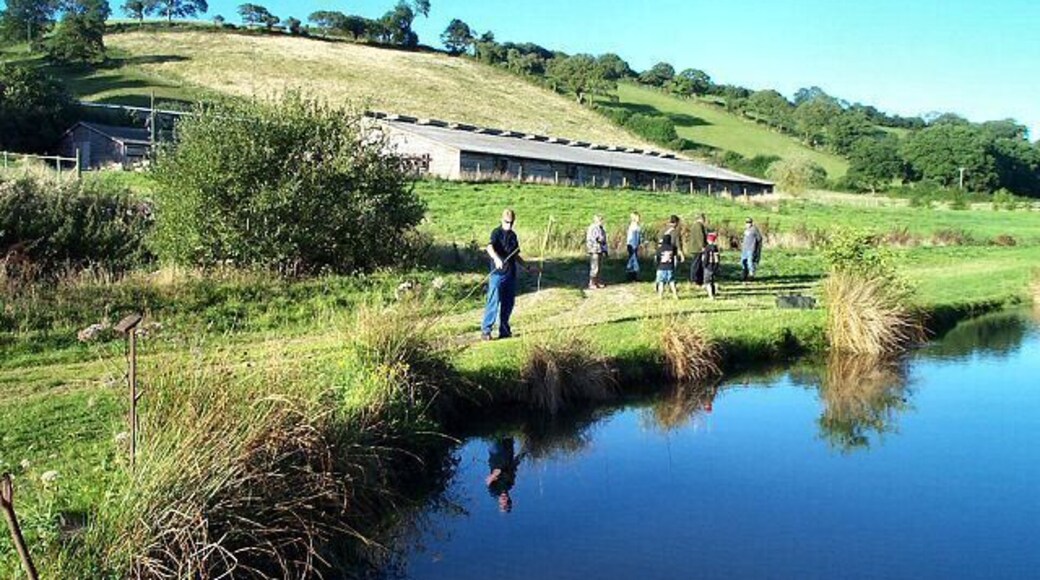 Trout Farm near Gara Bridge. Build a couple of pools in a nice valley, stock with fish, advertise and wait for the hopeful fishermen to turn up.