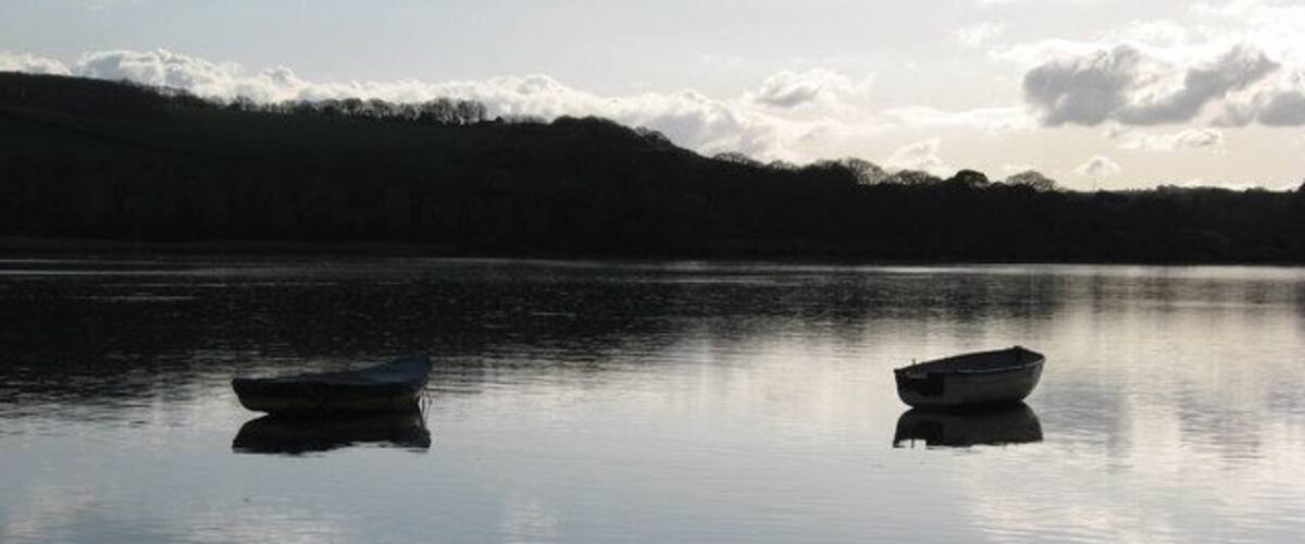 Boats on the Creek at Devoran, Cornwall