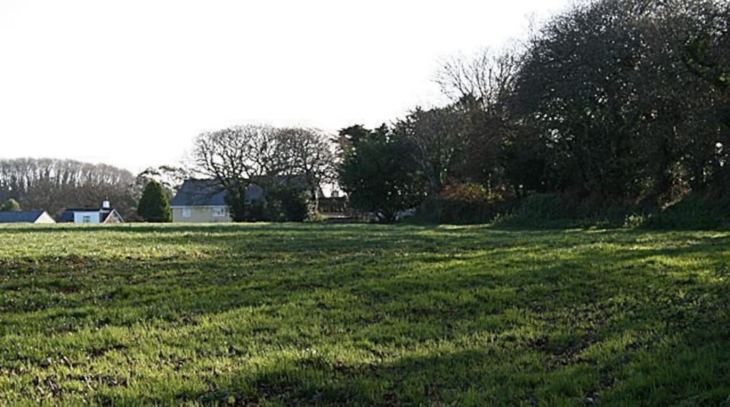 Field at Playing Place. This field has been identified as the site of the plain-an-gwarry that gave the village of Playing Place its name. Playing place being the English translation from the Cornish/Kernewek plain-an-gwarry. A plain-an-gwarry was a large circular amphitheatre surrounded by stone faced earth banks or dry stone walls about 2 metres high. They were used for many purposes similar to a community centre of today. The use that they mostly associated with is the performance of miracle plays that were popular in mediaeval times. It has been suggested that the recently discovered sixteenth century Cornish language manuscript Beunans Ke (The Life of St Kea) was written to be performed here. There are two plain-an-gwarries in Cornwall that have survived almost complete. One here 69285 and one here 164401