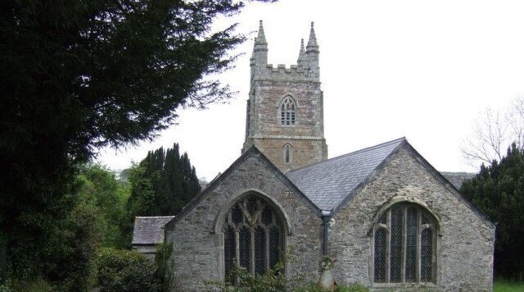 St Crida's Church, the parish church of Creed in Cornwall, UK