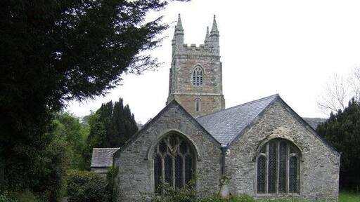 St Crida's Church, the parish church of Creed in Cornwall, UK