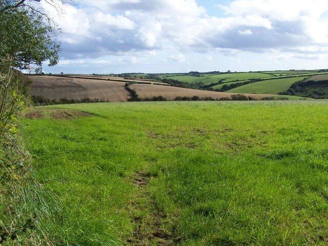 Fields Near Tregony, near to Tregony, Cornwall, Great Britain.