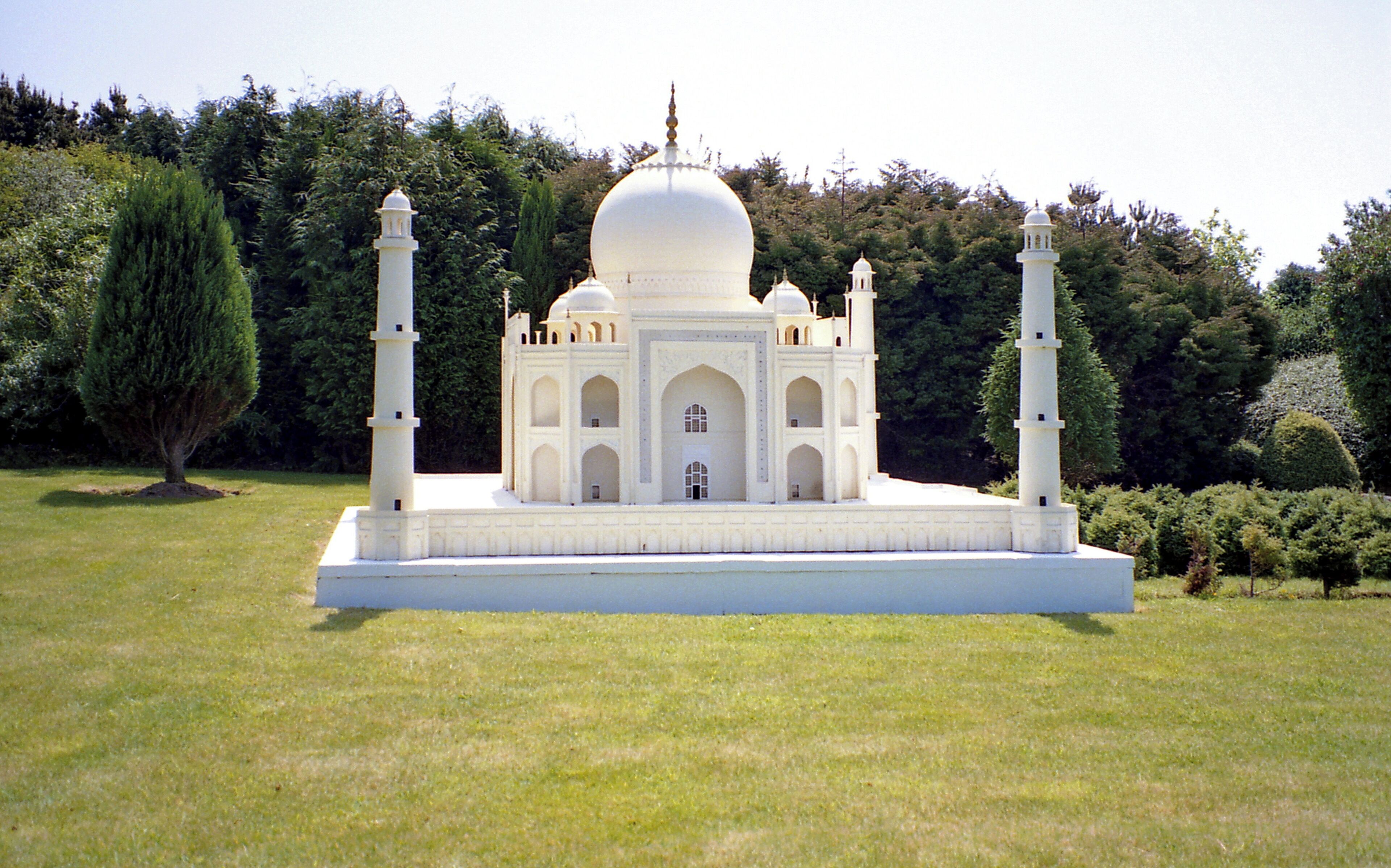 Taj Mahal, India. World in Miniature, Goonhavern, Cornwall, England