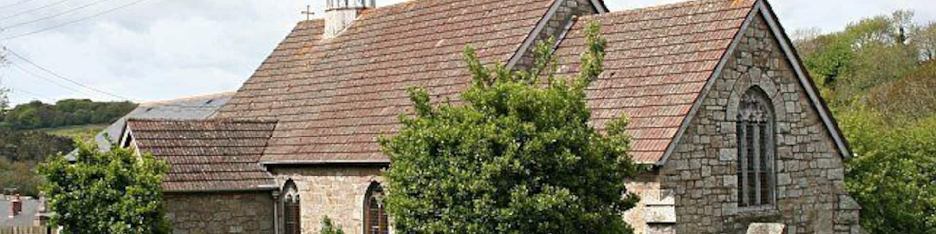 St. Michael and All Angels Mission Church. This mission church was built in 1880. Mission churches were built in the 19th Century to accommodate the growing populations in the mining and industrial settlements of Cornwall which were often remote from the parish church. It also provided an alternative to the very popular non-conformist houses of worship which were being built in every village.