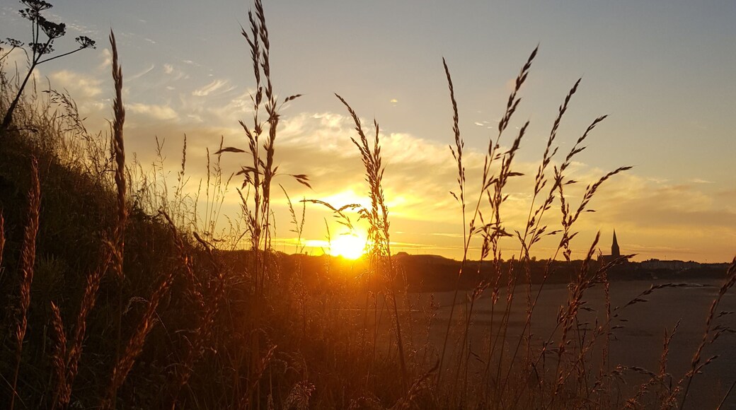 Tynemouth beach 🌅⛱️