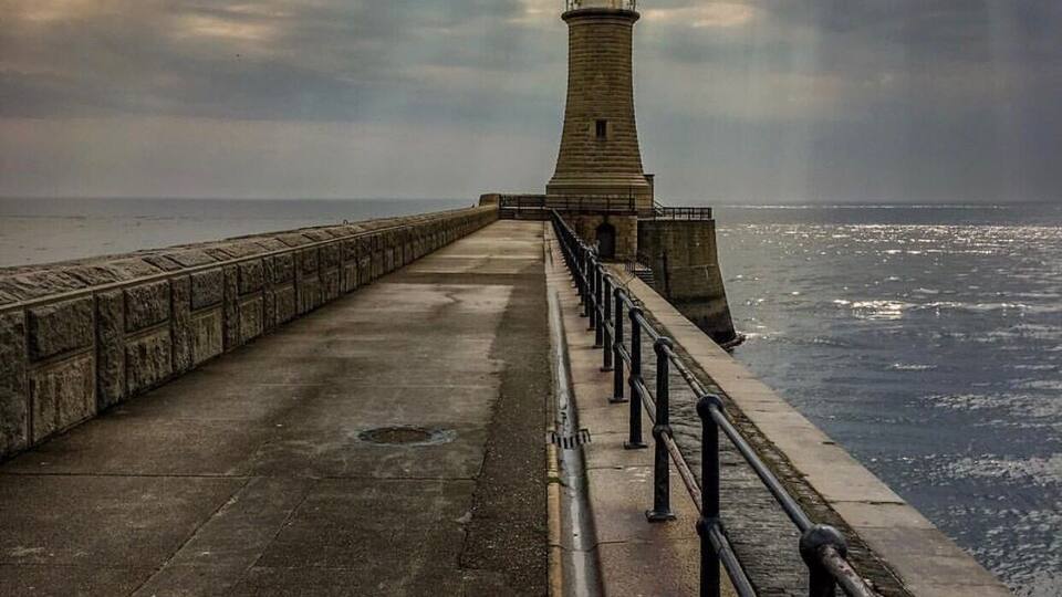 Tynemouth Pier in North Tyneside UK unusually deserted on a nice day. Going to the photography clinic with BvS in Crete would be my Route 66 to learning about landscape & travel photography#BvSCrete