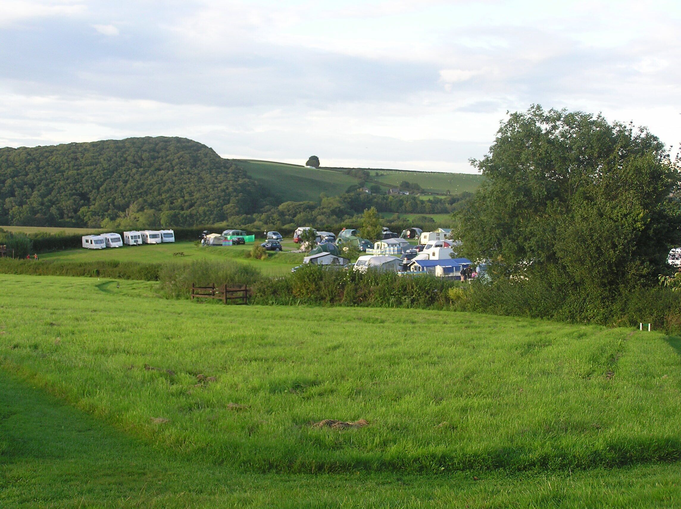 Umberleigh Caravan site - August 2011