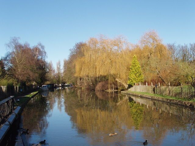 Grand Union Canal above Black Jack's Lock View from the lock.