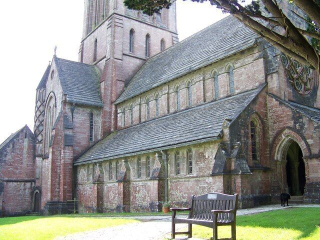 St James' parish church, Kingston, Purbeck, Dorset, seen from the northwest