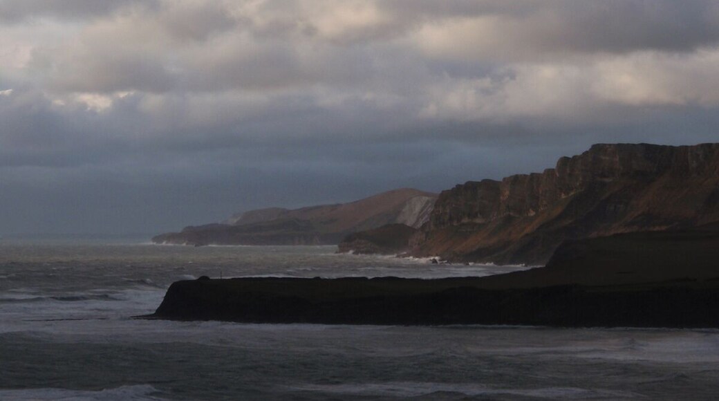 Kimmeridge looking west to Gad Cliff - Stormy Day