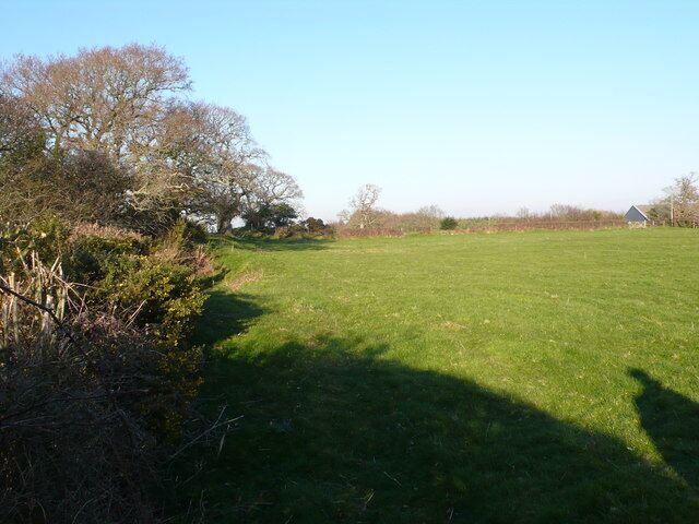Woodbury Hill Fair field This is field in which the great fair was held for 5 days in september for 700 years, the last one being in 1951. The hill is an old fort and this is the view NNE along the ramparts