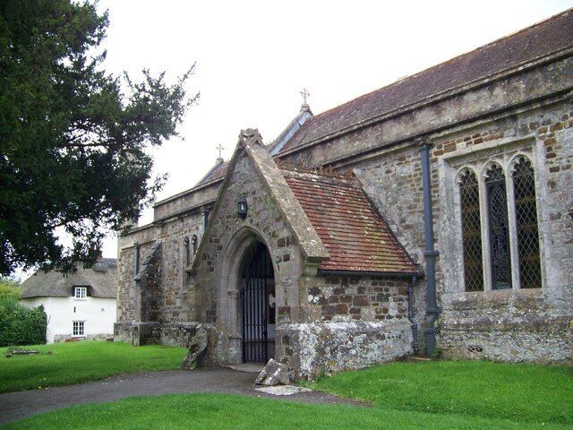 The Porch of Holy Rood Church, Wool