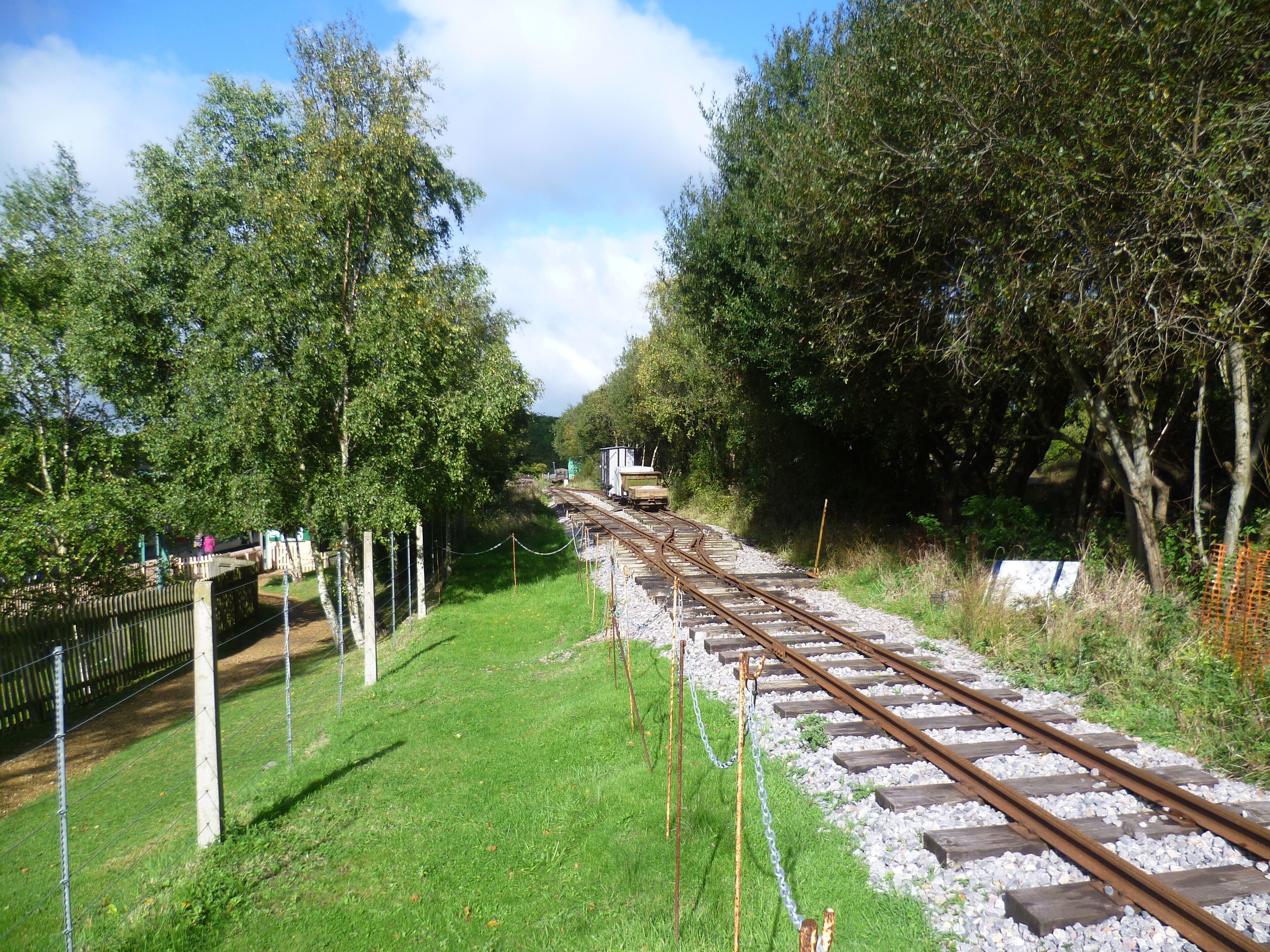 Tramway at Norden station