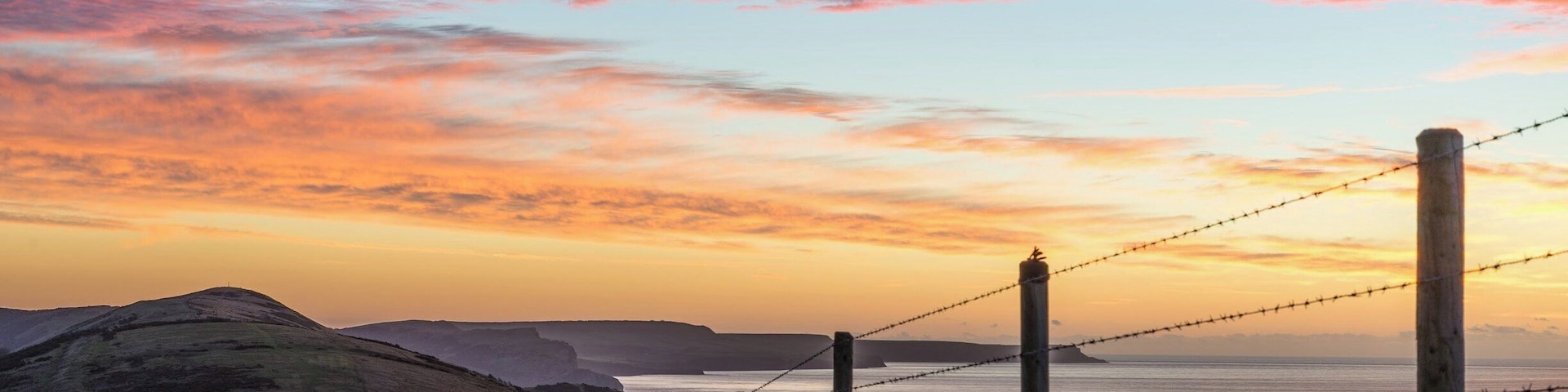 Heck of a trek to the top of the hill between Lulworth Cove and Man O'War Beach. Worth it though