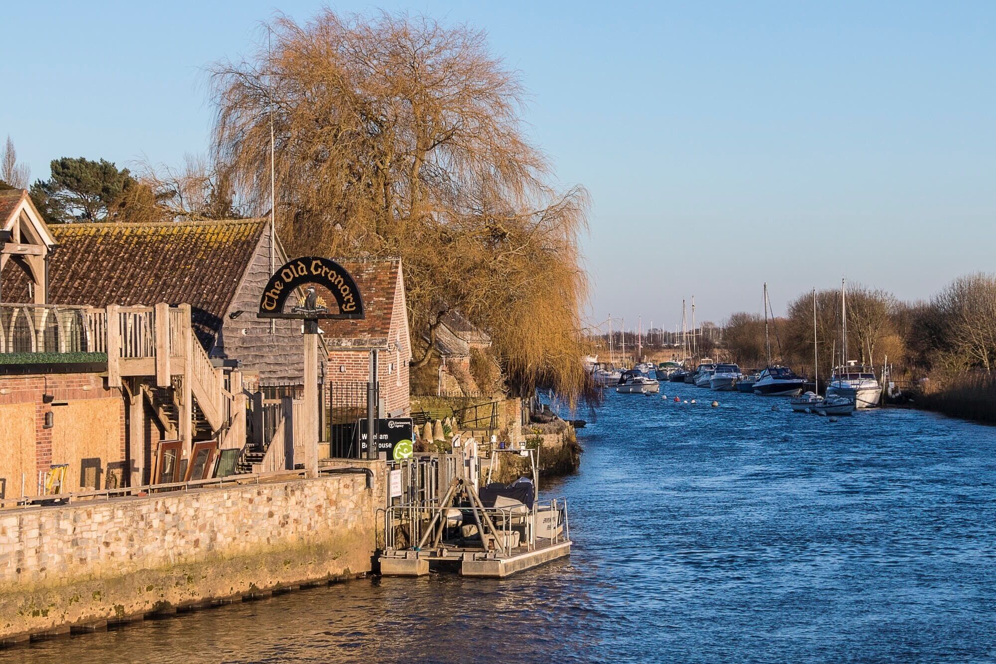 A chilli winters day, but the light was good, small historic town in mid Dorset.