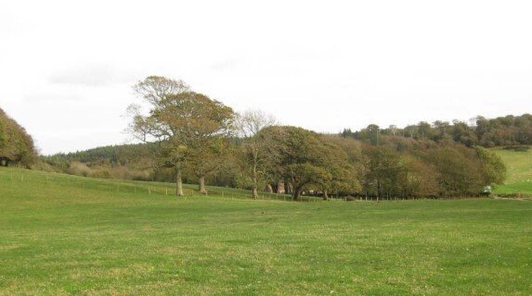 Lulworth area Looking back south east towards Park Lodge