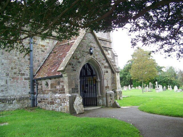 The Porch of Holy Rood Church, Wool