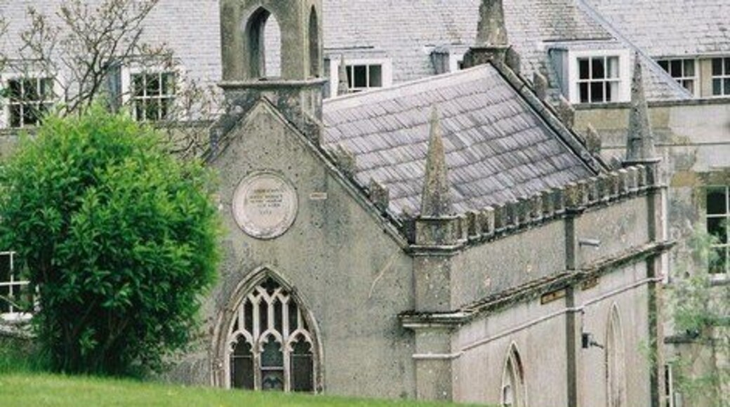 Charborough Park: Church of St Mary, formerly the parish church of the historic parish of Charborough, rebuilt in 1775, remodelled 1837. Next to Charborough House, the manor house of Charborough. Today serving as a private mausoluem to the Drax family, the functioning parish church being at Morden.