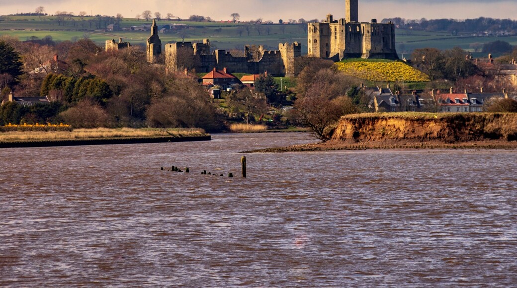 Warkworth Castle taken the Lifeboat Station, Amble By the Sea