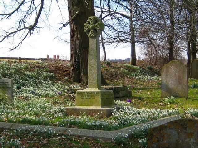 Churchyard snowdrops - Sampford Arundel. A wave of snowdrops greets the visitor to the churchyard in early spring.