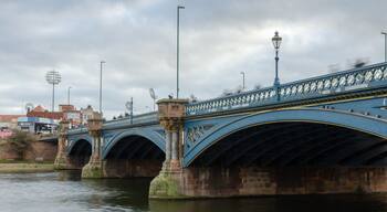 Long exposure of Trent Bridge in Nottingham, UK