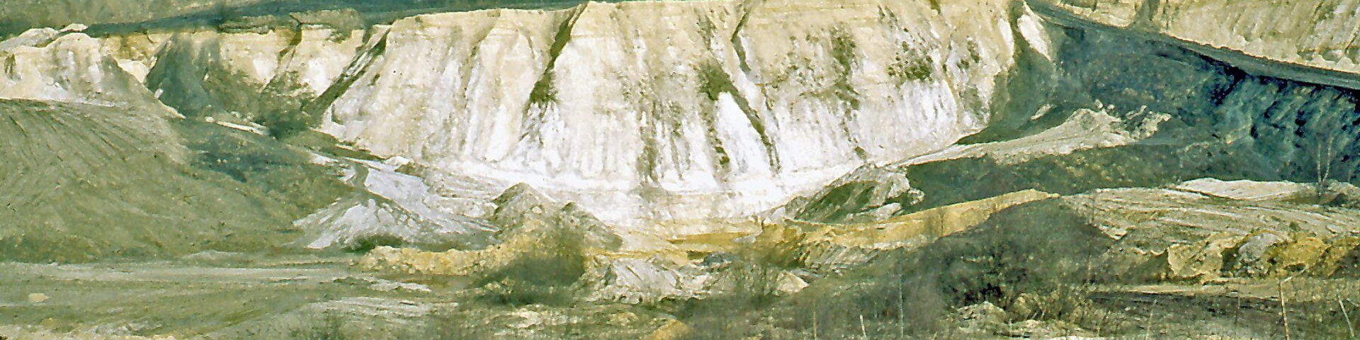 Moorhouse Sandpits, west of Westerham, 1970. View NE from A25 road.