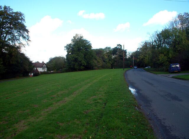Ricketts Hill Road, Tatsfield TN16. Looking north