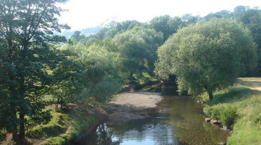 River Esk. crossed many times by the Eskdale railway from Grosmont to Whitby.