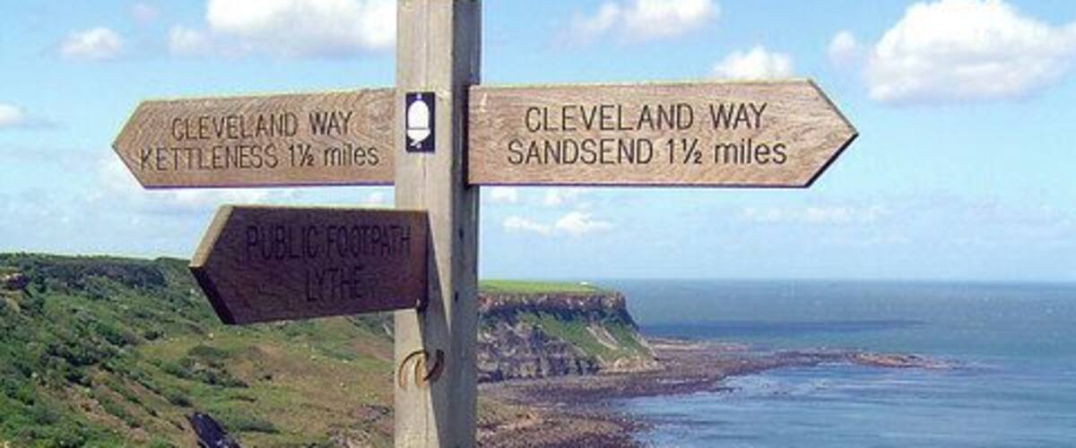 Cleveland Way Views Following the Cleveland Way with stunning views of the North Yorkshire Coast.