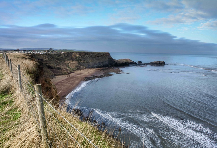Can’t believe the weather today ,doesn’t it know it’s winter
Saltwick Bay Whitby England
