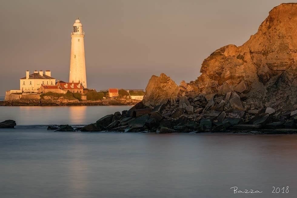 Last light on St Mary’s Lighthouse
