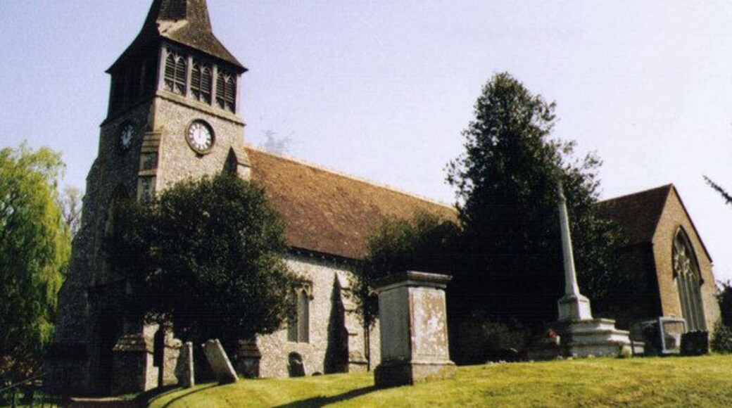 St Nicholas, Wickham Grade 2* listed building erected in the 12th century.