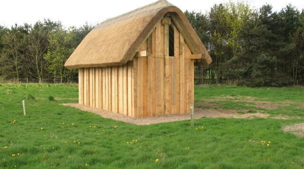 Maelmin - reconstruction of 'dark age' hall Maelmin is a heritage site that tells the story of ancient Northumberland. The site was opened in 2000. There are three full-size archaeological reconstructions. This is a reconstruction of a dark age hall based on the excavations held at Cheviot Quarry in 2005. http://www.maelmin.org.uk/index.html