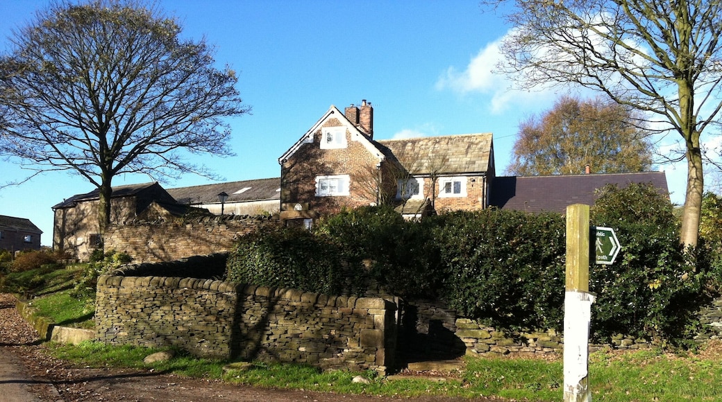 On a glorious November afternoon the stonework of this ancient, grade II listed farm, parts of which date from the 17th century, almost seems to glow in the sunlight.