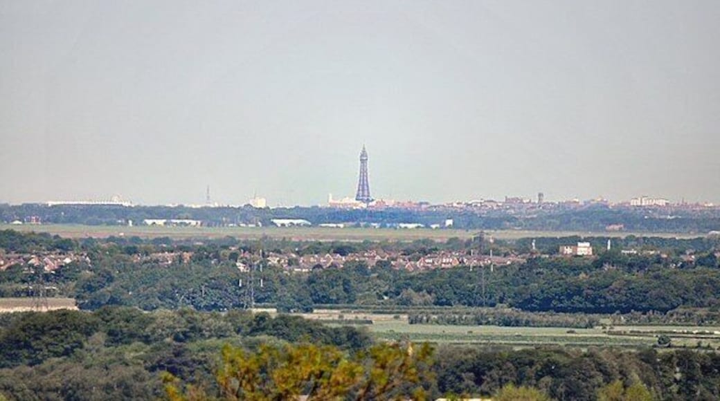 Tower View Blackpool Tower, distance 20 miles, from Church Lane Heskin